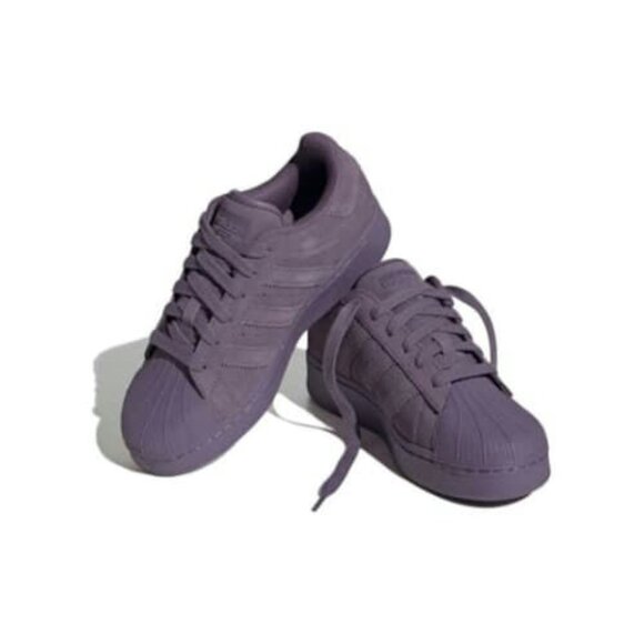 Adidas Superstar XLG Low Womens Shoes Purple IG2971 near new condition - Picture 6 of 7
